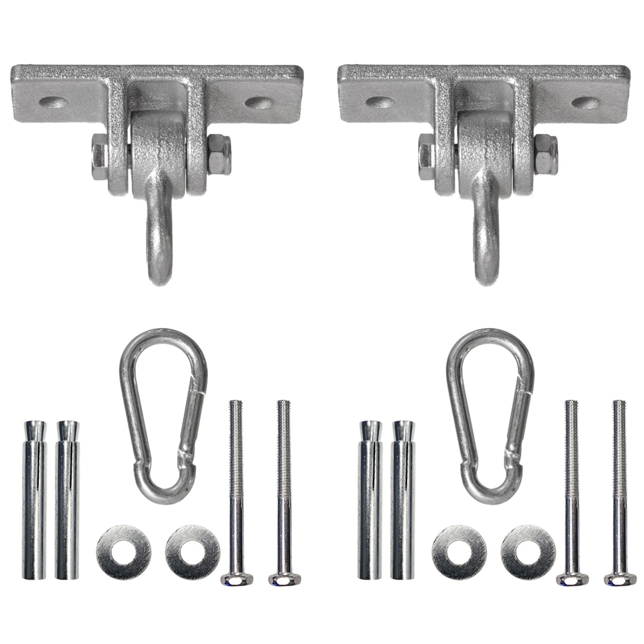 Heavy Duty Permanent Swing Hanger Brackets Set for Indoor and Outdoor Use